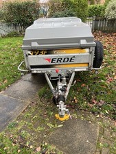 Erde 193f Braked Trailer  6x4ft With Hard Top