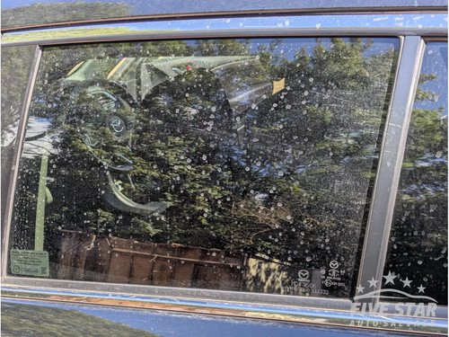 Mazda rear door window glass - rear,