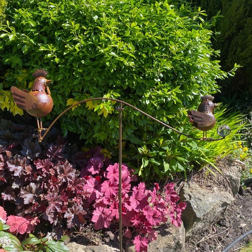 Cockerel garden spinner unique - cockerel,