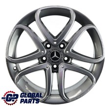Mercedes W176 Wheel Alloy Rim 17" 5 Double Spoke ET:52.5 7.5J A2464010302