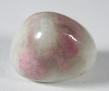 RUBELLITE (PINK TOURMALINE) in MATRIX TUMBLESTONE - 2.1 x 1.7 cms 8.03 gms   #11
