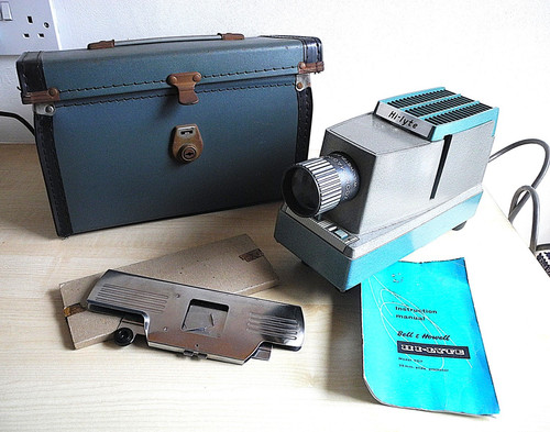 Vintage bell howell slide - bell,