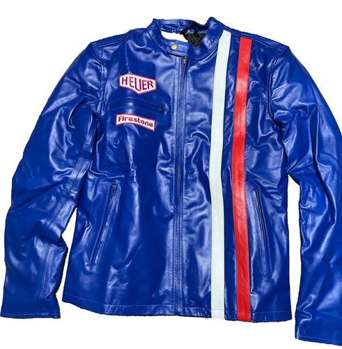 Steve mcqueen blue cowhide - mcqueen,
