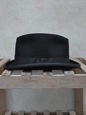 Black Homburg Hat by Christys'