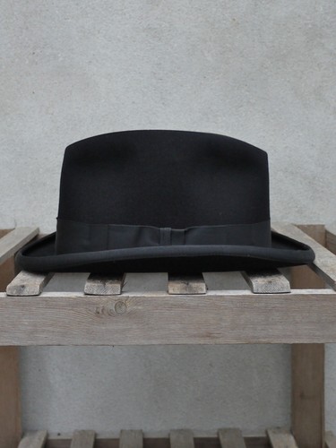 Black homburg hat christys - hat, christys'