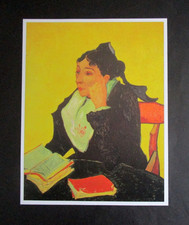 VAN GOGH  8.20" x  10.40"  VINTAGE  1997 PRINT  "L'Arlesienne" READY FOR FRAMING