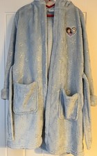 Blue Frozen Girls Dressing Gown Size 7-8 TU Elsa Anna