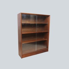 Vintage Teak Sliding Glass