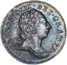 1772 Maundy Penny - George III
