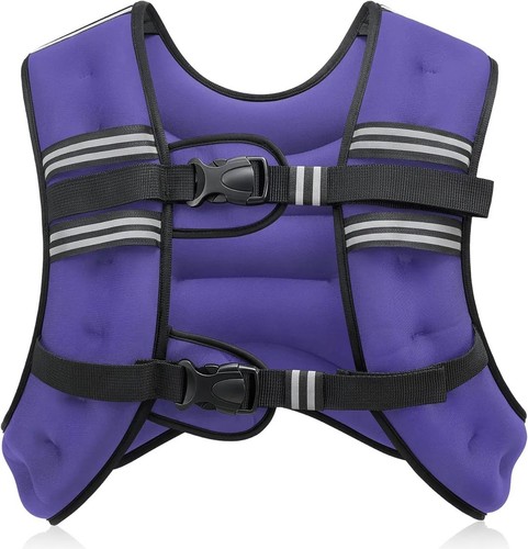 Weighted training vest with - vest,