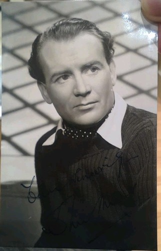 John mills signed postcard - signed,