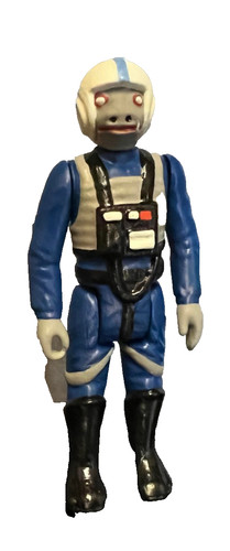 Vintage blue snaggletooth - vintage,