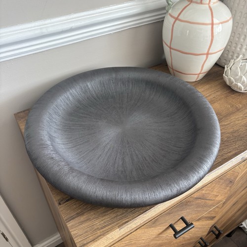 Large black textured ceramic - large,