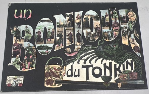 Indochina tonkin post card - indochina,
