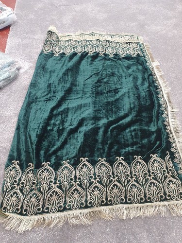 Velvet embroidered shawl - velvet,
