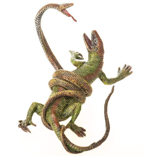 Coloured bronze sculpture - coloured,
