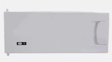 LEC R5511W Complete Freezer Door Panel & Seal + Handle, Catch, Lock For Fridge