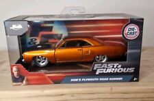 JADA 1:32 SCALE FAST & FURIOUS DOM'S PLYMOUTH ROAD RUNNER