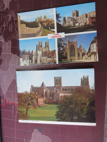 Postcards york minster - of,