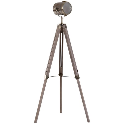 Vintage tripod floor lamp - tripod,