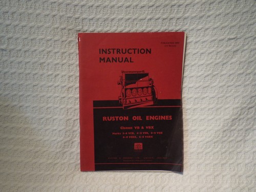 Vintage ruston hornsby oil - &,