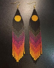 Tribal Earrings Native Large