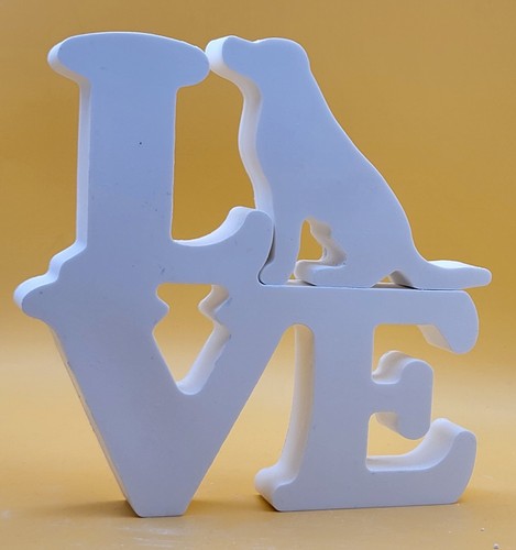 Love sitting labrador resin - labrador,