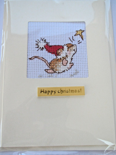 Completed christmas cross - completed,