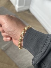 Men's Gold Bracelet 9ct Solid