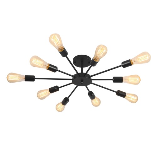 Black sputnik ceiling - sputnik, 10