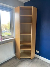 IKEA Billy corner bookcase in birch 