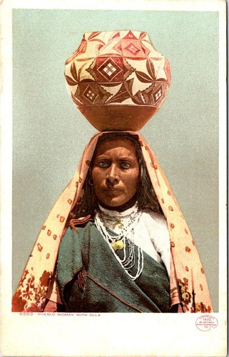 1902 indian woman with - indian, water