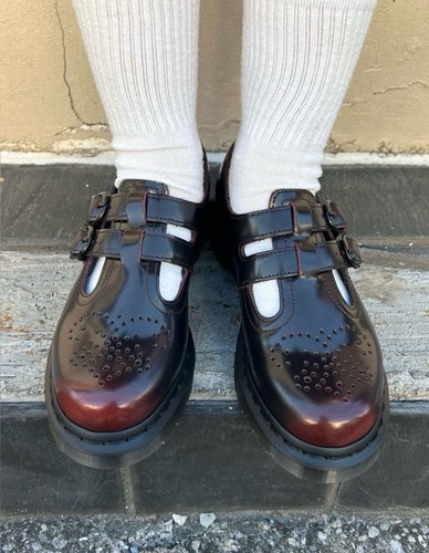 Martens mary jane cherry - dr.,