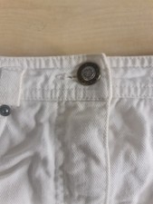 Ladies White Giorgio Denim Skirt Size W 36