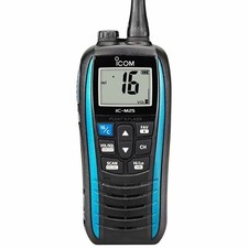 ICOM IC-M25 EURO - Handheld Marine VHF Radio - UK Version - Marine Blue