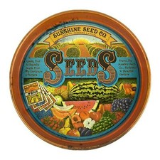 Vintage Sunshine Seed Co Metal