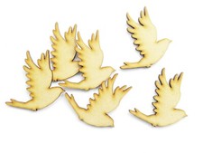 Wooden MDF Pigeon Shape Bird