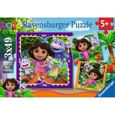 Ravensburger 04197 Dora the Explorer Ready to Explore? Number of Parts: 3x49
