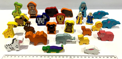 Tesco carousel wooden animal - tesco,