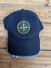 *GENUINE* Stone Island Flowing Camo Watro Cap Hat - Black - 2015