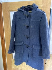Vintage BHS Boys Duffel Coat with Tartan Lining For 36” Chest