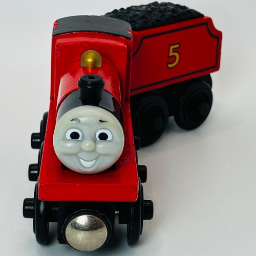 Wooden railway james tender - &,