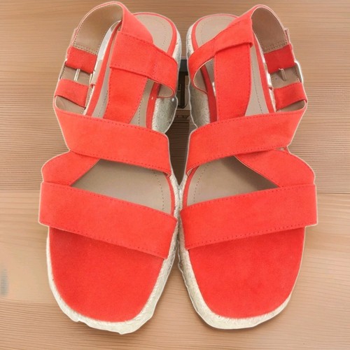 Size orange faux suede - 5,