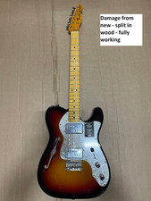 Fender Guitars - American Vintage II 1972 Tele Thinline - 3-Colour Sunburst, HH,