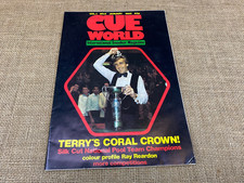 CUE WORLD SNOOKER JANUARY 1983 EDITION MAGAZINE-TERRY GRIFFITHS