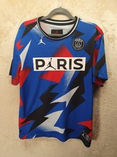 PSG x NIKE x Air Jordan Small Mesh Paris Football Basketball Training Shirt Rare