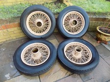 Set of 4 Dunlop 19 inch Wire Wheels for Rolls Royce 20hp  20/25 Pre War Vintage