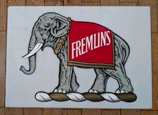 Fremlins Elephant Sign - Pub Bar Plastic Vintage Breweriana Brewery Advertising