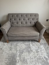 Next Two Seater Sofa Chair In Mink Tweed Style