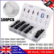 100* 6 Size Clip Trim Car Push